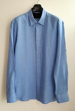 Luthai Super Soft Linen 100% Shirt / Blue